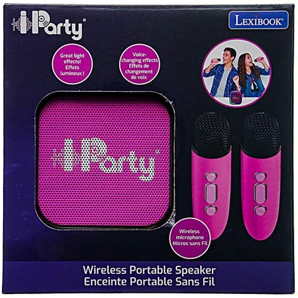 Portable Karaoke Speaker, 2 Microphones