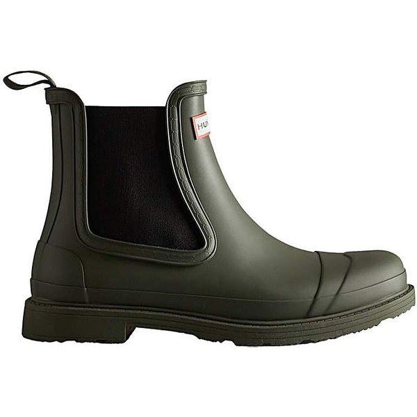 Hunter Commando Chelsea Boots Dark Olive - Hunter - Size: 10