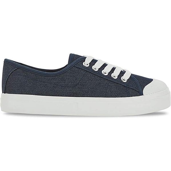 Heavenly Soles Canvas Shoes EEE Fit Navy - Heavenly Soles - Size: 4
