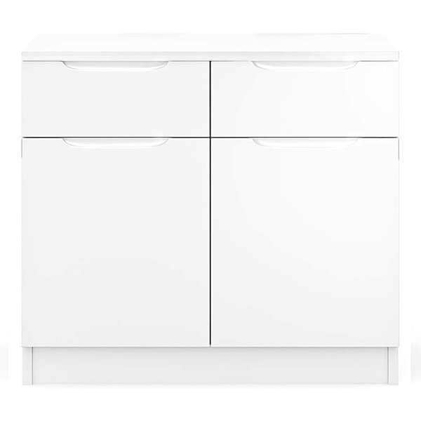 Sorrento Assembled Gloss Small Sideboard