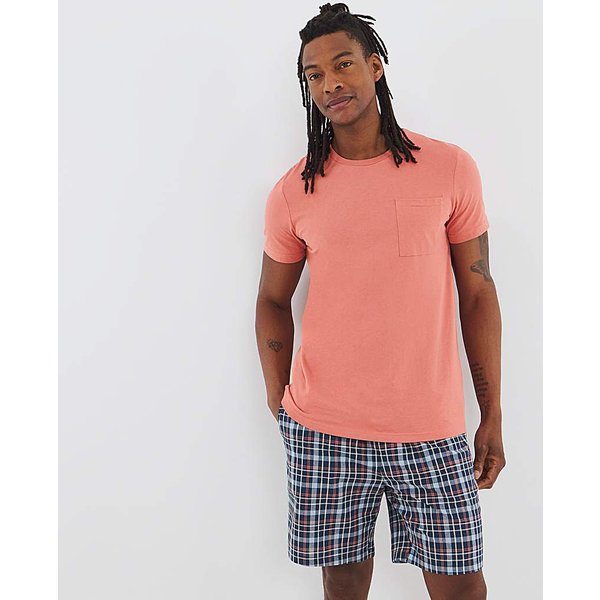 Check Short Pyjama Set Multi - Jacamo - Size: 4XL57/59