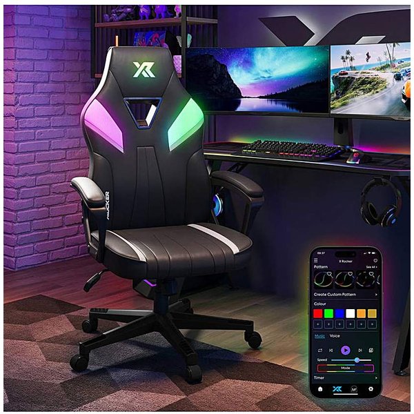 X Rocker Tempest Black RGB