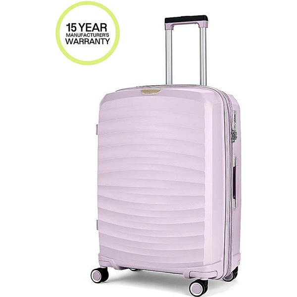 Rock Sunwave Medium Suitcase Lilac - Rock - Size: Medium
