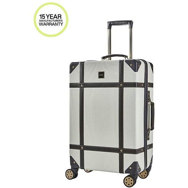 Rock Vintage Medium Suitcase Cream - Rock - Size: Medium