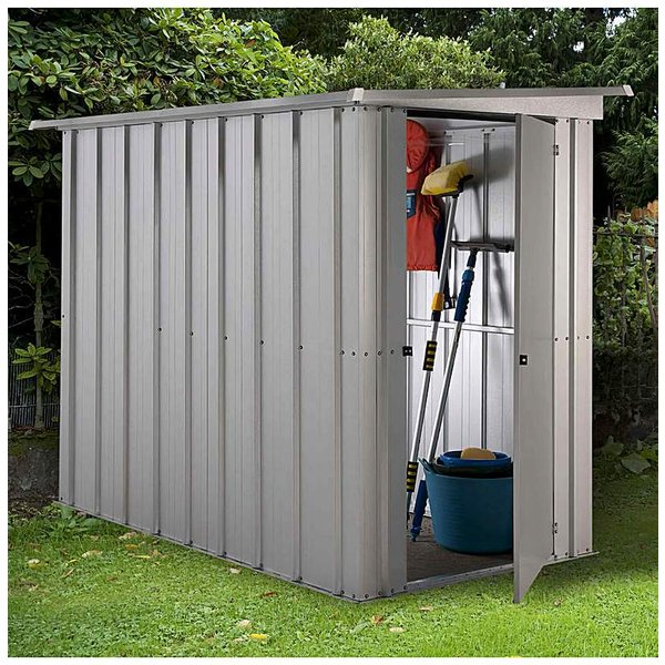 Yardmaster 5x4ft Pent Metal Shed - Yardmaster