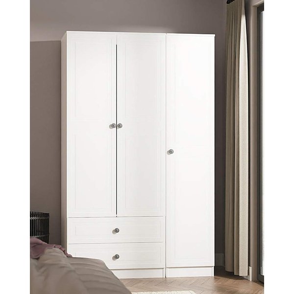 Richmond Triple Wardrobe 2 Drawers