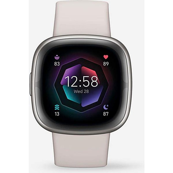 Fitbit Sense 2 Smart Watch - Lunar White