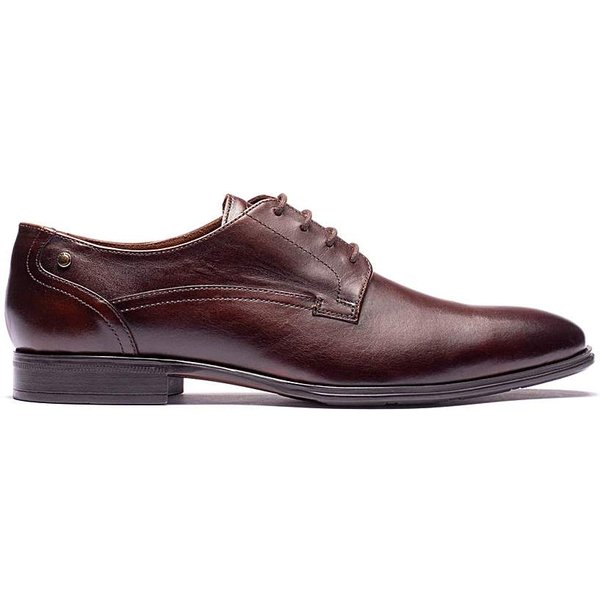 Base London Vance Men's Brown Leather Derby Shoes