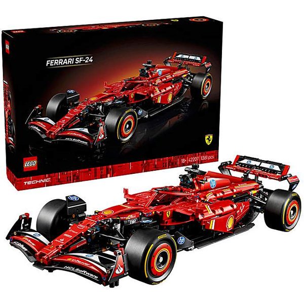 LEGO Technic Ferrari SF-24 F1 Car Construction Set 42207