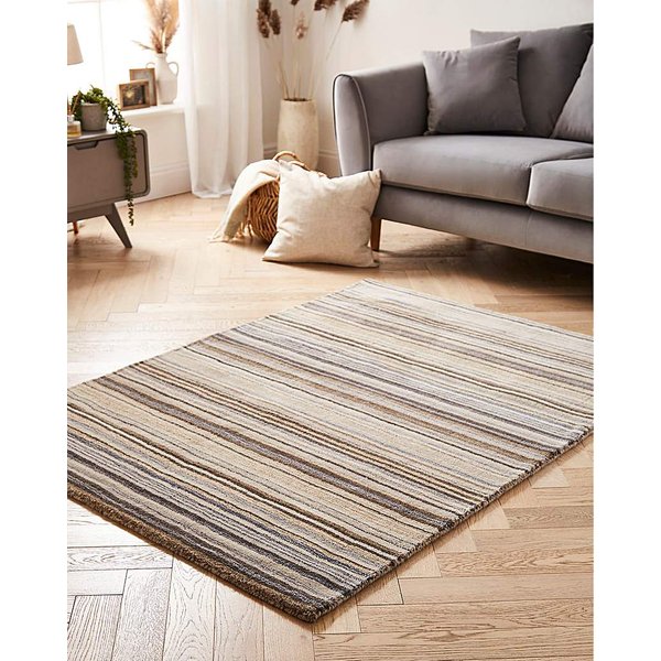 Connor Classic Striped Woollen Rug