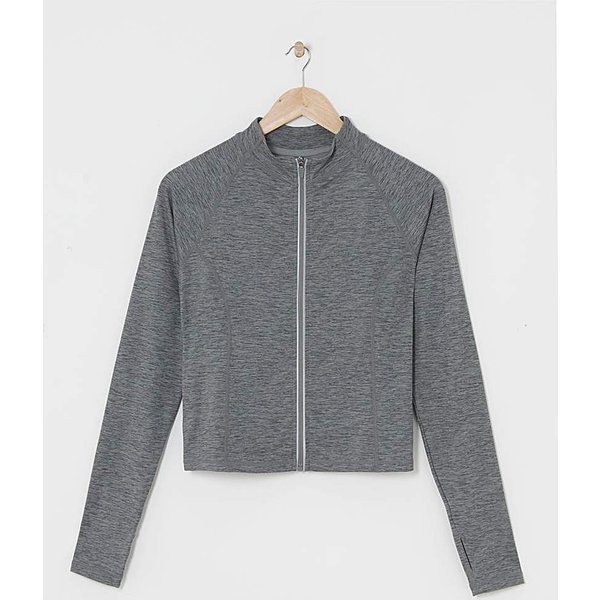 TALA Zip Through SkinLuxe Jacket Grey Marl - Tala - Size: 2XL
