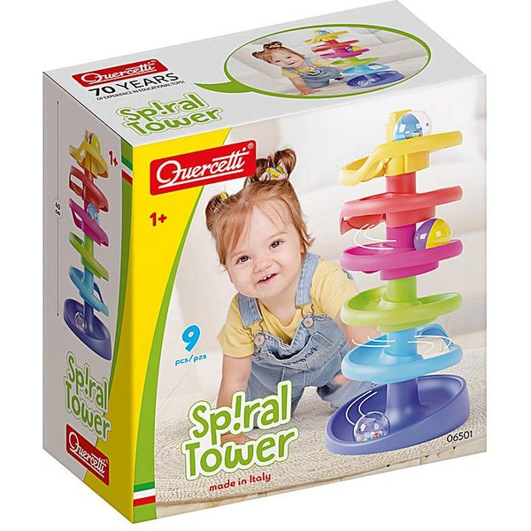 Quercetti Spiral Tower Ball Drop Toy