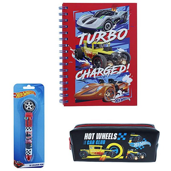 Hot Wheels Stationery Set