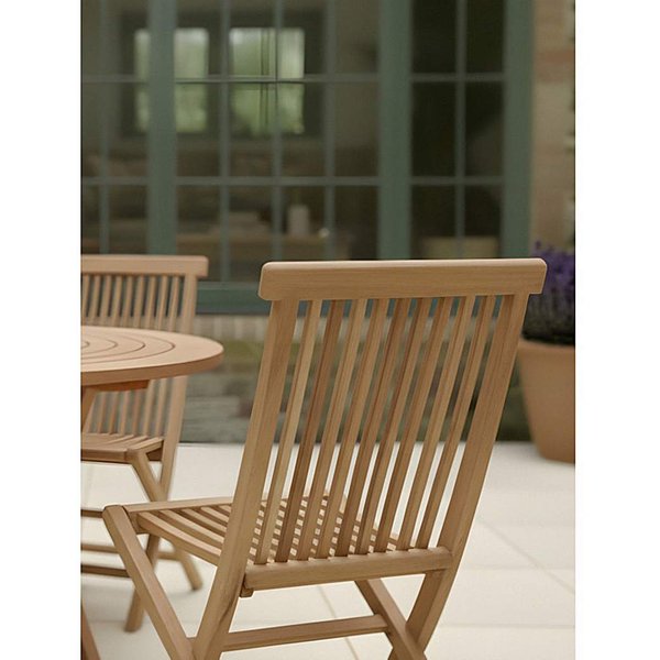 Charles Bentley Folding Chairs, Set of 2