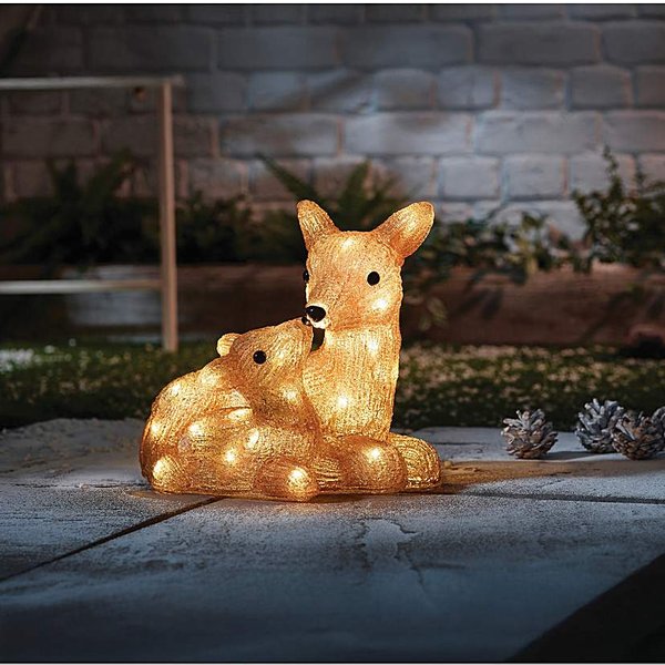 InLit Ice Doe & Fawn