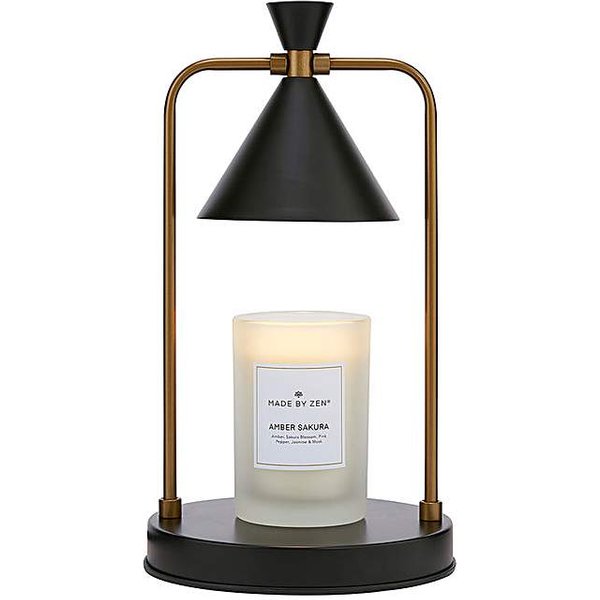 Made By Zen Candle Warmer Scentra Black