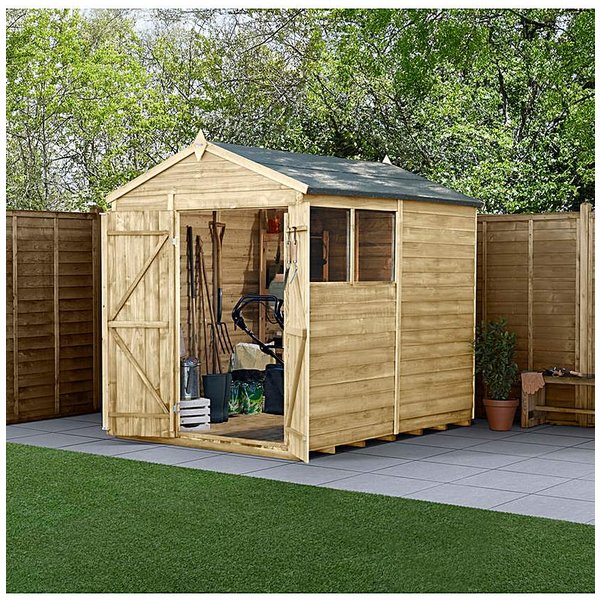 4LIFE Apex Shed 6x8 - Double Door