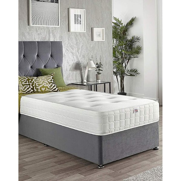 Aspire Cool Touch Classic Bonnell Roll Mattress Single, White
