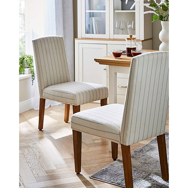 Julipa Everly Stripe Pair of Chairs