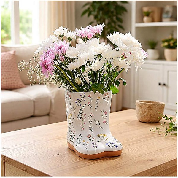 The Cottage Garden Floral Wellies Multi - The Seasonal Gift Co.