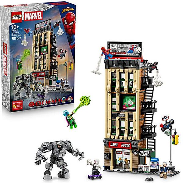 LEGO Marvel Spider-Man vs. Mysterio The Daily Bugle Construction Set 76342