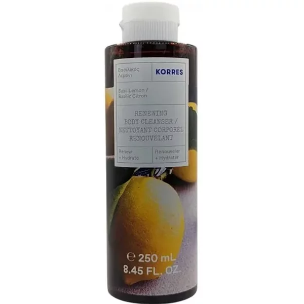 Korres Basil Lemon Renewing Body Cleanser 250ml
