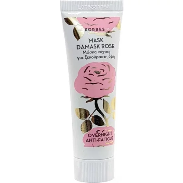 Korres Mask Face Overnight Anti Fatigue Damask Rose 18ml
