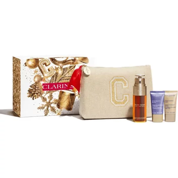 Clarins Double Serum & Nutri-Lumiere Collection 3 Pcs Set