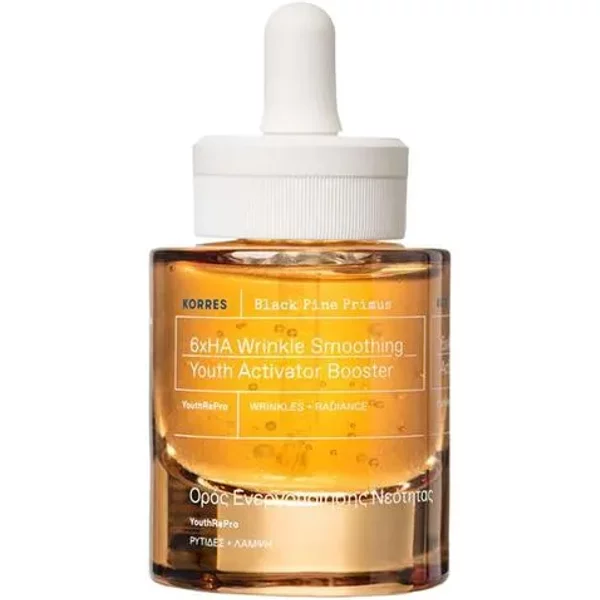 Korres Black Pine Primus 6xHA Wrinkle Smoothing Youth Activator Booster Serum 30ml
