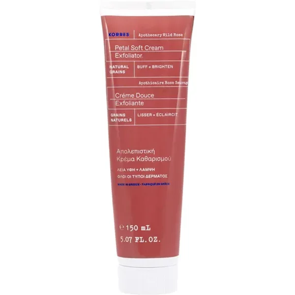 Korres by Korres Wild Rose Petal Soft Cream Exfoliator 5.07 OZ for WOMEN