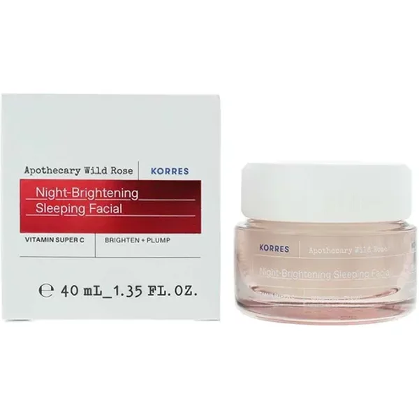 Korres by Korres Wild Rose Night-Brightening Sleeping Facial Vitamin Super C 1.35 OZ for WOMEN