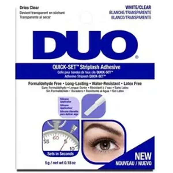 DUO Quick-Set Striplash Adhesive White/Clear