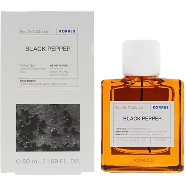 Korres Black Pepper Eau De Toilette 50ml