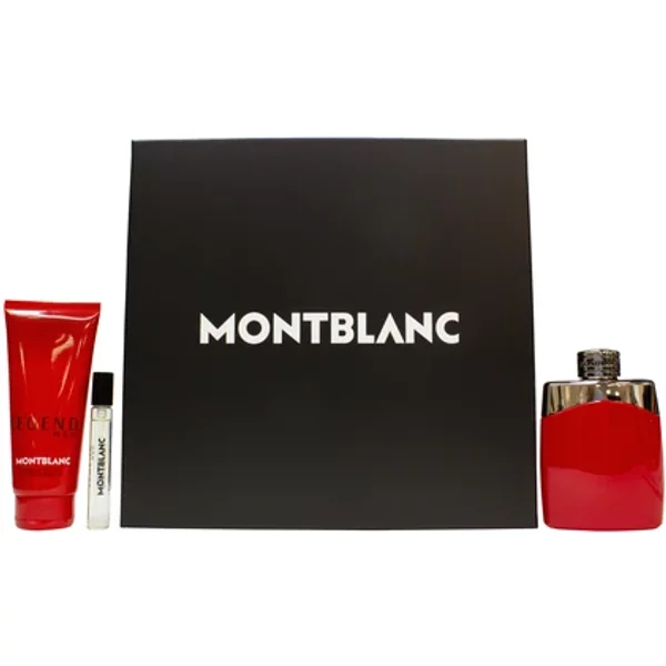 Montblanc Legend Red Gift Set 100ml Eau De Parfum + 100ml Shower Gel + 7.5ml Eau De Parfum