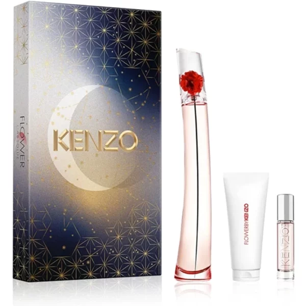 Flower By Kenzo L'Absolue Gift Set 100ml EDP, 10ml EDP & 75ml Body Lotion