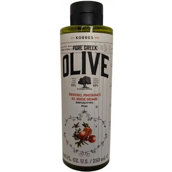 Korres Shower Gel Made With Pure Greek Olives Pomegranate