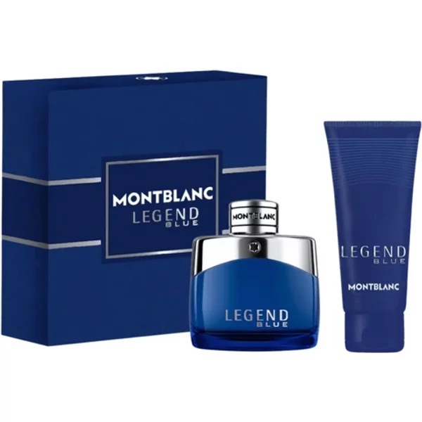 Montblanc Legend Blue Eau De Parfum Gift Set 50ml & 100ml Shower Gel