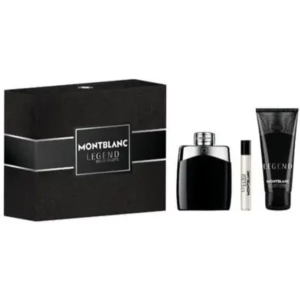 Montblanc Legend Gift Set Eau De Toilette 100ml + Shower Gel 100ml + Eau De Toilette 7.5ml