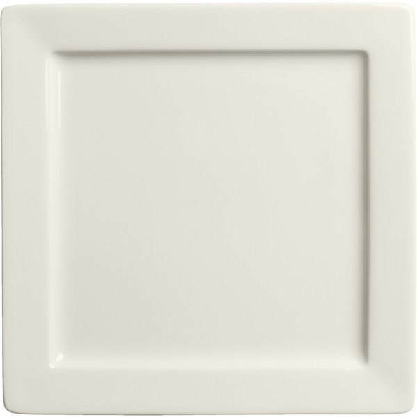 6x VEGA Piatto Opus piano, quadrato; 24x24x2.2 cm (LxLxH); avorio; quadrata; 6 pz. / Pacco