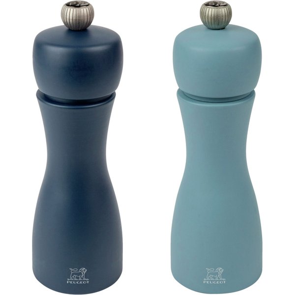Peugeot Set de moulins Tahiti; 15 cm (H); bleu ciel/bleu foncé