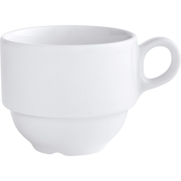 6x PULSIVA Tasse à café Stackora; 19 cl, 8x7 cm (ØxH); blanc; 6 pièce(s) / Lot