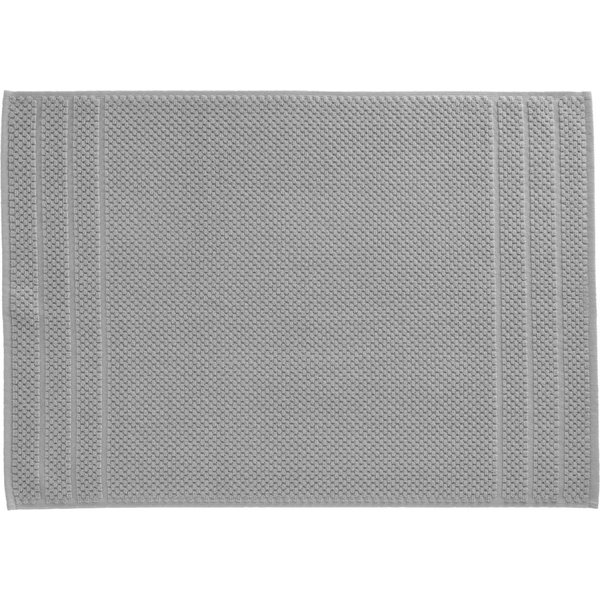 ERWIN M. Tapis de bain Tavira ; 50x70 cm (lxL); gris clair