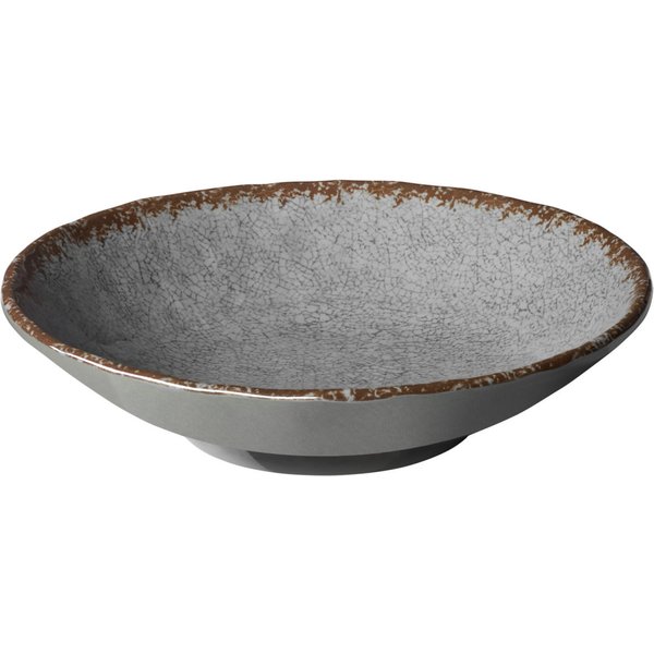 6x VEGA Piatto Portage fondo; 1300 ml, 24x5.5 cm (ØxH); grigio; rotonda; 6 pz. / Pacco