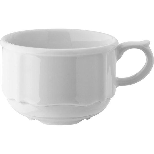 6x VEGA Tazzina caffè Amely impilabile; 100 ml, 7x4.5 cm (ØxH); bianco; rotonda; 6 pz. / Pacco