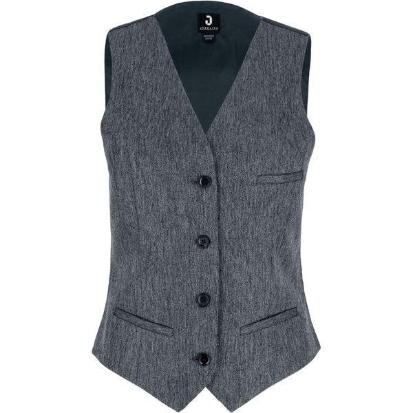 JOBELINE Gilet da cameriera Charleston; Taglia 40; grigio/blu