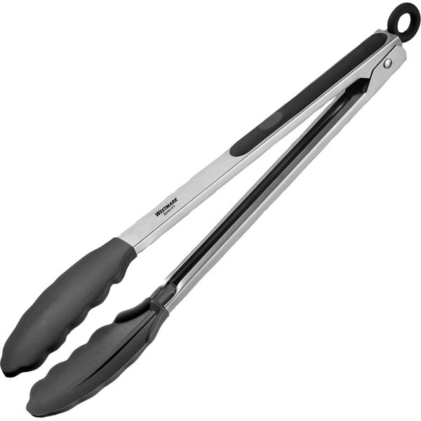 Westmark Pinze universali Classic Silicone; 34x3.5x3.4 cm (LxLxH); acciaio inox/nero