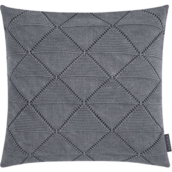Federa cuscino Senna MAGMA; 50x50 cm (LxL); antracite; quadrata