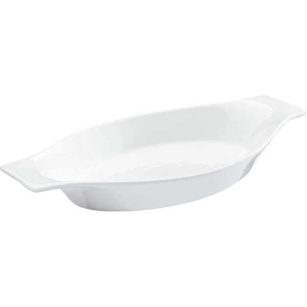 6x PULSIVA Pirofila Carte; 350 ml, 26.5x14.5x3.5 cm (LxLxH); bianco; 6 pz. / Pacco
