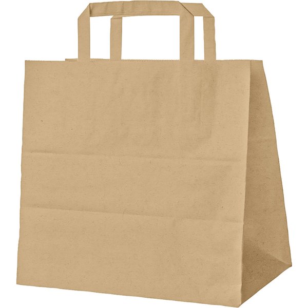 Sacchetti in carta Paper WIMEX; 11050 ml, 26x17x25 cm (LxLxH); marrone; 250 pz. / Pacco