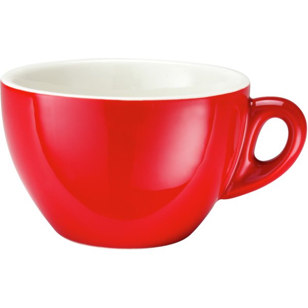 6x PULSIVA Tasse à petit-déjeuner Joy 2.0; 30 cl, 10.5x6.7 cm (ØxH); rouge; rond(e); 6 pièce(s) / Lot